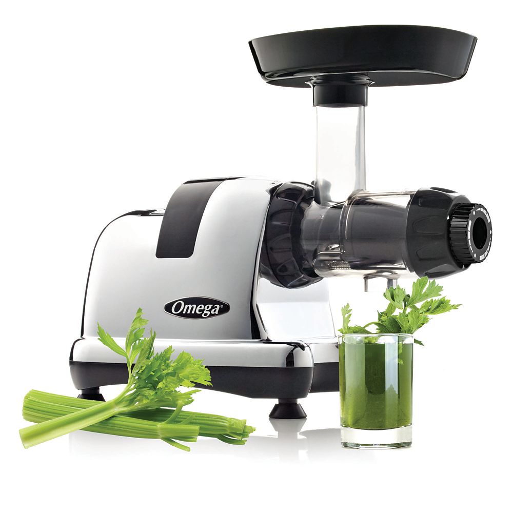 Omega J8006HDC Juicer in Chrome