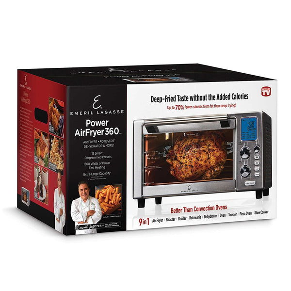 Emeril Lagasse 360 Power Air Fryer in Silver