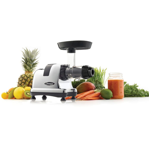 Omega J8006HDC Juicer in Chrome