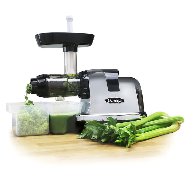 Omega J8006HDC Juicer in Chrome